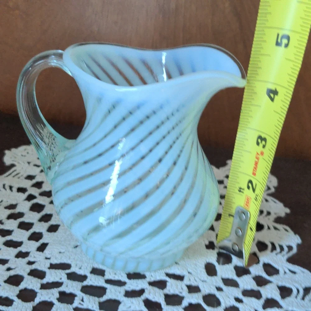 Fenton Gracious Touch Minted Creamer